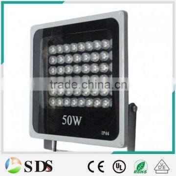 LED IP66 High Power Cool White Grey aluminum 50w led flood light