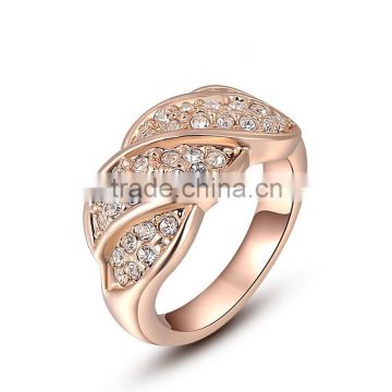 IN Stock Wholesale Gemstone Luxury Handmade Brand Women Metal Ring SKD0342