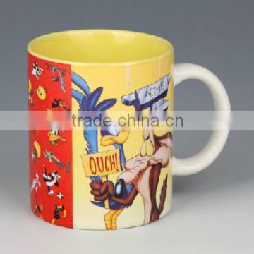 Eco ware white porcelain coffee mug logo porcelain mug china wholesale