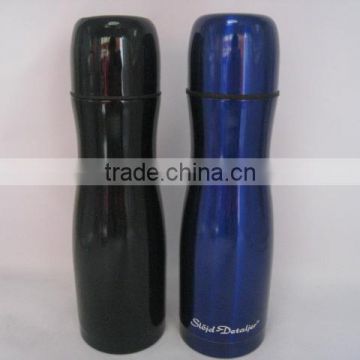 curve shape design of stainless steel vacuum flask thermos 500ml