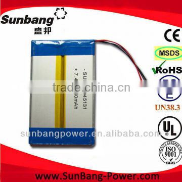 rechargeable 7.4v lipo battery/lithium polymer battery7.4v 3850mah li-ion polymer battery 7.4v power supply 7.4v 3850mah battery