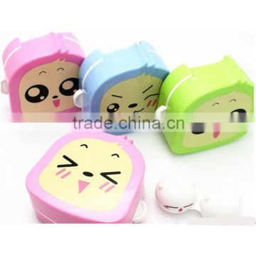 Contact lens cleaner with expression,contact lens automatic cleaner with mirror