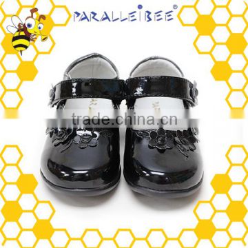 BIG BRANDS supplier healthy non slip black school shoes china shoe factory
