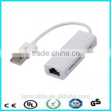 Trade assurance supplier White USB 2.0 to 10/100Mbps fast Ethernet Adapter