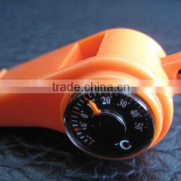 3 in 1 emergency compass whistle with lanyard