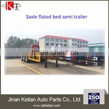 13m i-beam flated bed semi trailer with 3 axles