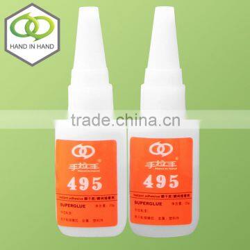 Cyanoacrylate Adhesive 495 best super glue for plastic in industrial application