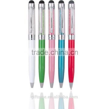 Custom Multicolor Crystal touch Pen