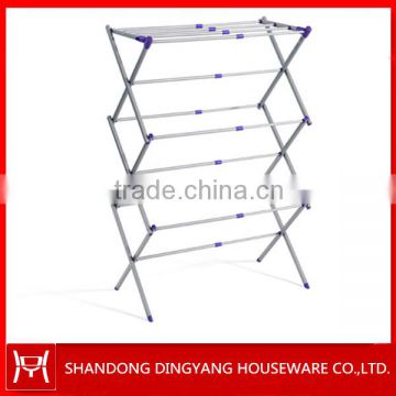 Extensible hanging clothes drying rack