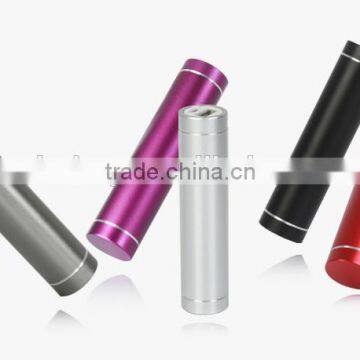 Manufacturers selling single section aluminum alloy circular tube mobile power bank