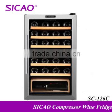 China wholesale new design 48 bottles glass wine celler