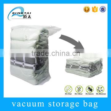 clear custom printed clothes storage cube vacuum compressed bag