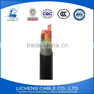 4x16mm2 Copper conductor xlpe insulated pvc sheathed electrical power cable in low voltage