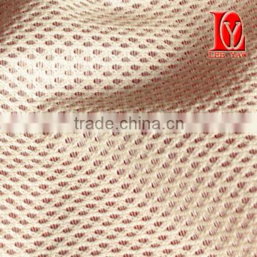 100% poly tricot mesh fabric with wicking treatment