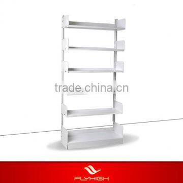 hot sale cheap modern design metal and glass bookshelf