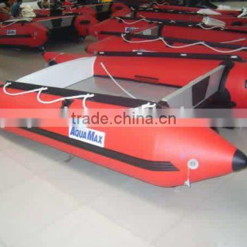 high speed inflatable pvc boat/motor speed