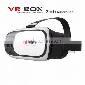 Hot selling High Quality Real Virtual Google Cardboard Virtual Reality 3D VR Box 2.0