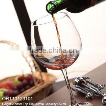 650ml red wine glass,21oz crystal red wine glass