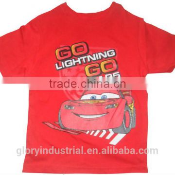 Boys new design custom tshirt Cars-PLEX printing