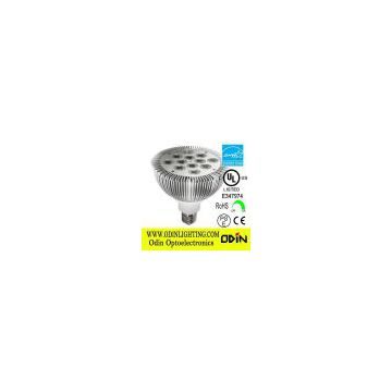 UL LED indoor PAR38 Ceiling downlight,  12x1w, dimmable, e26 e27 base