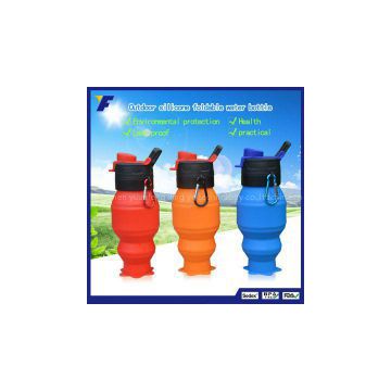 New Design Foldable Silicone Water Bottle Model