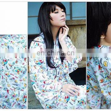 Chinavictor Manufacture 100% Cotton Hot Sex Girl Adult One Size Japanese Peignoir