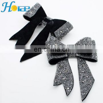 Fashion rhinestone shoe buckle shoe accessories bow for decorative hsa005