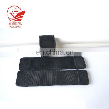 Black fishing rod strap belt wrapping band pole holder storage
