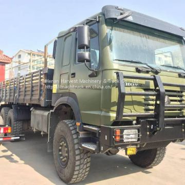 6x6 SINOTRUK HOWO military truck cargo truck Army Truck for sale