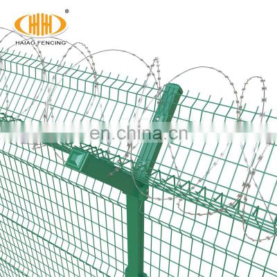 Factory supply corrugated metal fencing wire mesh fence