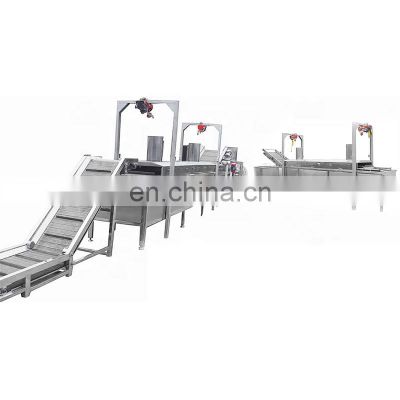 industrial 1 ton/h french fries production line