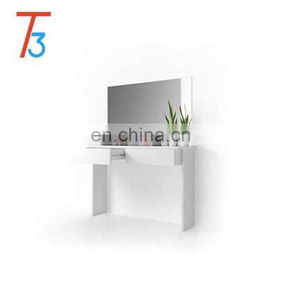White LED Lighting and Mirror Dressing Table with Full-length mirrors