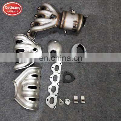 Three way Exhaust catalytic converter for Chevrolet Cruze - exhaust bend pipes flanges cones