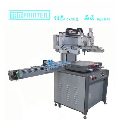 Best Automatic Vertical Screen Printer Machine with Robot Arm