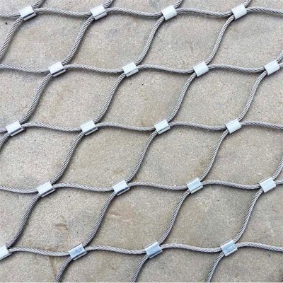 Stainless steel bird language forest rope net, parrot cage net, monkey fence, monkey protection net
