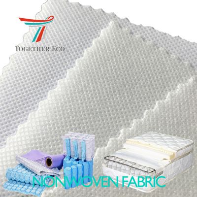 furniture interlining 60gsm white polypropylene spun bond non-woven fabric منسوجات