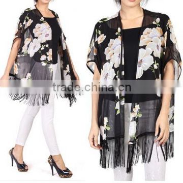 Instyles SEXY ROSE PRINTED TOPS FOR CARDIGAN, BATWING SLEEVE BLOUSE best clothing Clothing