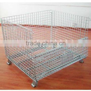 Folding warehouse storage cage in store(manufacturers)