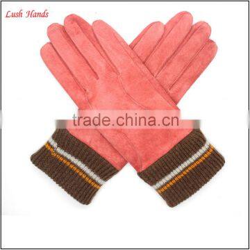 Ladies fashion leather gloves manufacturers selling new style leather gloves