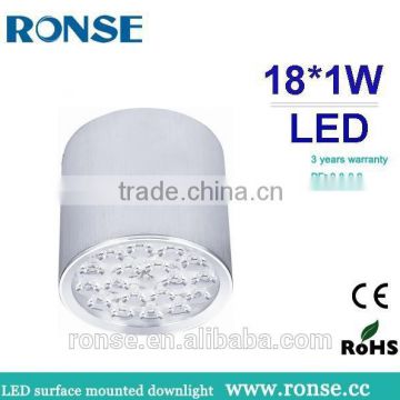Ronse factory epistar led surface mounted downlight CRI>80(RS-2608)