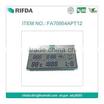 Home appliance FSTN large 7 segment lcd display