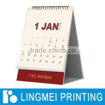 Spiral Bound Desk Calendar Printing,Guangzhou Printing
