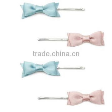 2015 fashion many color bow bobby pin set hair accessories for children