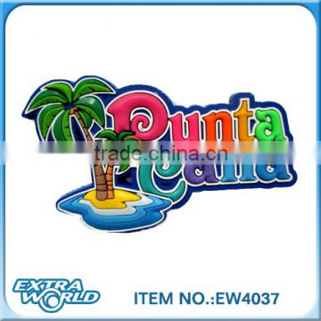 Punta Cana souvenir soft pvc magnet