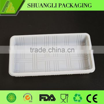 White color plastic cheap biscuit tray for sale