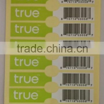 thermal roll barcode adhesive label sticker and removable sticker