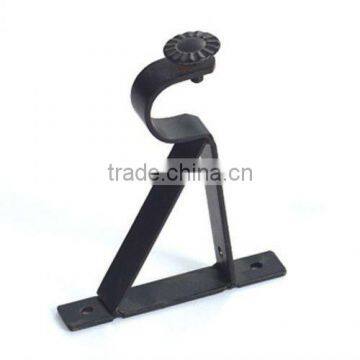 fashionable decorative plated metal curtain rod bracket