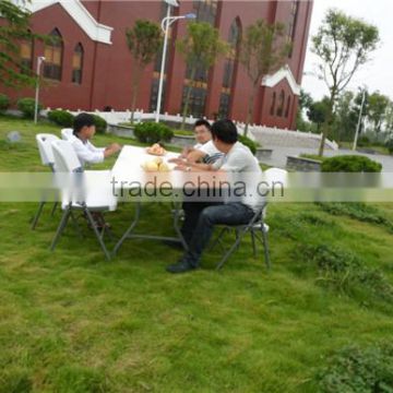 80cm cheap hotsale outdoor furniture of plastic portable folding square table for weekend use