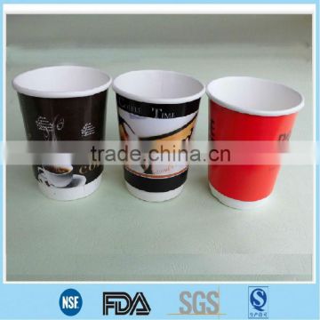 Customer logo vending double wall hot paper cups