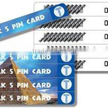 5-Pin Paper Phone Cards (Recharge)